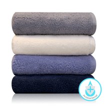 송월타월 향균 세면 타월 180g 40수 코마사, 백색, 5개