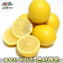 고군명가 상큼한 고품질 팬시레몬 100개 10kg 풍부한 비타민 영양만점 다양한 요리활용