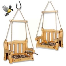 영국 레트로 스윙 버드 피더 정원 빌라 장식 소형 스테이션 새 먹이 야외 집 둥지 해먹, C