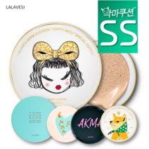 [라라베시 공식몰] 악마쿠션 뽀송커버 SS타입, 리필(1+1), 옐로우23호