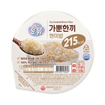 오뮤 가뿐한끼 현미밥 150G 오뚜기 집밥 풍미업 야식 간편식 자취템 아침식사대용 완내스 모에모에큥, 4개