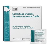 PDI Healthcare D41900 카스티야 비누 타월렛 코코넛 오일 (물티슈 1000장), 1 Pack