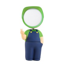 킨다 LED 식물등+USB 케이블 미니화분 생장조명 인테리어조명 - 그린