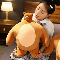 어깨깡패 소두곰인형 46cm 머리작은 대형 큰 곰돌이 곰 안고자는 애착 인형, 상세페이지 참조