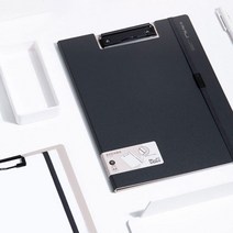 결재판 커버형 클립보드 고정밴드 서류홀더 서류철 메모홀더 서류받침대, 그린