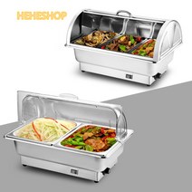보온 푸드워머 차핑디쉬 수프 호텔 식당 부페 뷔페 주물 음식 보온기 반찬통 보온통, A