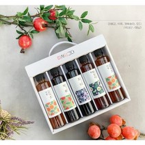 석류청 개복숭아청 감식초 오디청 5종선물세트 명절선물 어르신선물 프리미엄선물 시댁선물 처가선물, 석류청+개복숭아청+감식초+오디청 5종 (1+1) 2세트