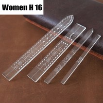 가죽공방 가죽공예도안 가죽공방 서류가방 가죽필통만들기 가죽프레스기 도안 DIY 가죽 지갑 크래프트 종이 패턴 여성공예 도구 투명 아크릴 시계 스트랩 템플릿 홈 diy 45, 여성-h16-1set, 1개