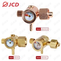 JCD-G5/8 인치 0-25Mpa 아르곤 CO2 Mig 유량계 가스 조절기 용접 게이지 감압기, 01 JCD-016-1b