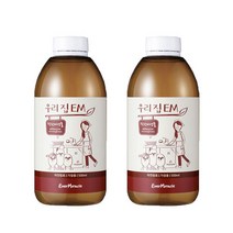 [이엠] 우리집EM2개(500ml) 발효액 활성액 자연연료 착한미생물 복합미생물제제, 2개입, 500ml*2