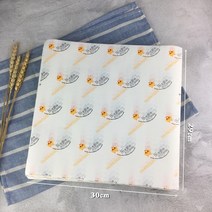 샌드위치유산지 머핀 포장 유산지 일회용 햄버거 종이 기름막이 샌드위치 지 베이킹 기름종이 대만 주먹밥 닭고기 롤지 주문제작, 12 오리지널 위샹 버거 페이퍼（500장）