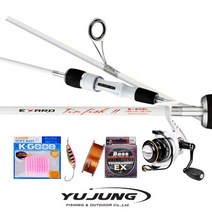 유정낚시 낚시대세트 틴피쉬2 송어 쏘가리 꺽지 풀세트, S-602-UUL