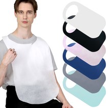 일회용 부직포 앞치마 / 식당 손님용 위생 앞치마 (6color), 흰색, 500장
