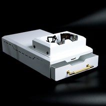 커피 넉박스 대형 프레스 찌꺼기 고무바 거름방 박스봉 디스트 리뷰터 스탠드 서랍형 수동 핸드 그라인더 미니 LOOYCAT 새로운 서랍형 전기 커피 머신 핸들 파우더 보울 커피 찌꺼기 클리너 청소 브러시에 걸레가 필요하지 않음, 무광 흰색