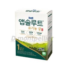 앱솔루트 유기농 궁 분유 1단계 0~6개월, 280g, 1개