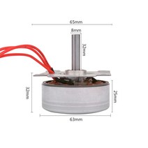 발전기 휴대용 자가 YIMAKER 3 상 AC 영구 자석 풍력 발전기 손 DIY 수제 중고, 한개옵션0