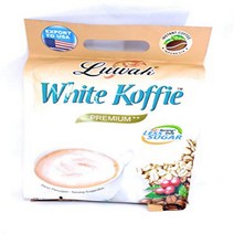 Kopi Luwak White Koffie Premium Less Sugar Coffee 20-ct 400 Gram (Pack of 2), 1