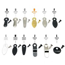 픽시프레임 50pc 골든 블랙 클리어 금속 플라스틱 사진 사진 미러 스크랩북 프레임 백보드 턴버튼 턴 버튼 회전 고정 브래드, j 블랙 아이언