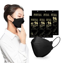 혜원 클린 국산 KF94 마스크 100매 식약처인증 국내생산, 혜원 클린 KF94 100매 블랙