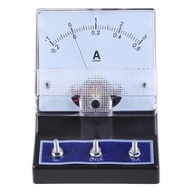 Galvanometer Scientific Ampere 센서 민감한 전류계 감지기 아날로그 -30-0-30μA 검류계 과학 암페어 센서, 검은색, 다른