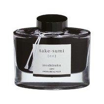 파이롯트 이로시주쿠 만년필용 잉크 50ml, TAK(죽탄/타케스미)