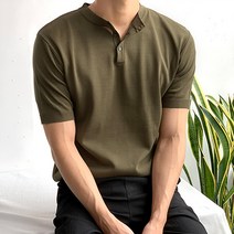 여름 린넨 프리미엄 헨리넥 얇은 반팔 니트 10컬러