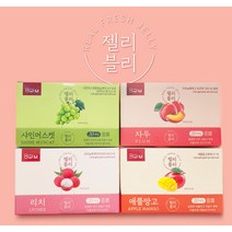 젤리블리 애플망고 리치 샤인머스켓 자두 중 택1개, 애플망고(20입)