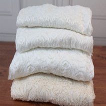 대폭 스판 랏셀 엘레강스 레이스 원단 4종 패브릭, 4번베이지