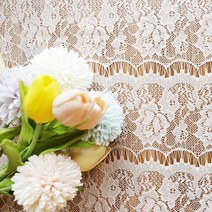 [천매니아] 대폭 랏셀레이스_샤랄라 7컬러, 베이지