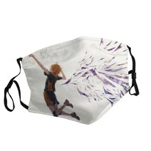 Haikyu!!-14 성인용 인쇄 마스크 일본 만화 영화 방진 빨 조절 가능