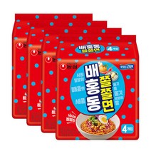 배홍동 쫄쫄면 129g 4입 4개