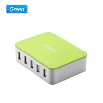 고속 충전기 무선 ORICO 멀티 포트 USB 충전 도크 데스크탑 시리즈 아이폰 삼성 Xiaomi 화웨이 홈 오피스, 07 CSA Green_03 UK Plug