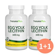 1+1 네이처스플러스 계란 노른자 난황 레시틴 300mg 180캡슐