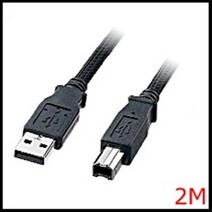 금도금 핀/최고급형 나일론 재질 USB2.0 A-B 케이블 2M/2중 쉴드/트위스트 페어, 나일론 재질 USB2.0 A-B 케이블 3M