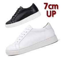 ONUBE 남여공용 심플 베이직 7cm 키높이 스니커즈