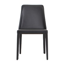 하이파 포플2 천연가죽식탁의자 색상4, 블랙