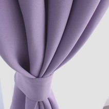 양면 암막커튼 호텔식 화이트 안방 아기방 작은방 반창커튼 창에 대한 한국 물리적 암막 커튼 거실침실주방 단일 패널에 대한 현대 밝은 보라색 커튼