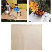 야외 야영 BBQ 취사 용품 방염천 방열 시트 M 80x60_ 94590EA