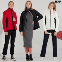 이엑스알 여성 덕 튜브 다운 자켓 3종택1