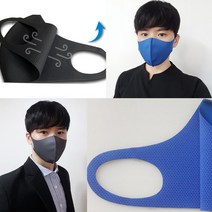 댄디플레이스 메쉬 여름용 마스크 쿨론 소재 숨쉬기 편한, 덴탈마스크화이트