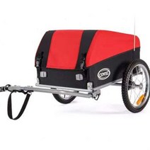 자전거 트레일러 수레 카고 전기 리어랙 강아지 웨건 짐 카트 접이식 소형 휴대용 야외 캠핑 산악 애완 동물 항목화물 수하물 상자, 빨강0b4