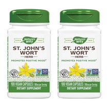 네이쳐스웨이 세인트 존스 워트 허브 700mg 캡슐, 100개입, 2개