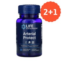 2 1 라이프 익스텐션 아테리얼 프로텍트 Arterial Protect 30캡슐 고투콜라 gotu kola 피크노제놀 호팍사 프로시아니딘