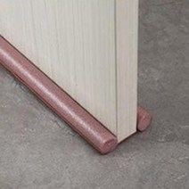 2개 잘라쓰는 외풍 끼임방지 문틈막이 93cm, 브라운