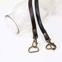 니뜨 숏 레더 스트랩 뜨개실무료도안증정 숏스트랩 뜨개가죽스트랩 뜨개가방스트랩 뜨개가방끈 뜨개부자재, 블랙