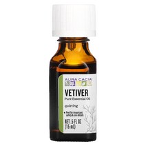 아우라카시아 순수 에센셜 오일 베티버 15ml(0.5fl oz)