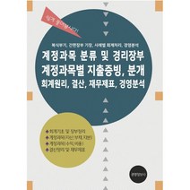 계정과목 분류 및 경리장부 계정과목별 지출증빙 분개 회계원리 결산 재무제표 경영분석:복식부기 간편장부 기장 사례별 회계처리 경영분석, 경영정보사, 이진규
