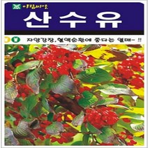 아람종묘 산수유 100립 산수유씨 산수유종자 산수유씨앗
