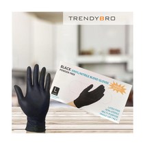 라텍스 니트릴 장갑 100매 식품용 요리용 업소용, 01. 니트럴  BLEND 장갑, 1. 니트릴 블렌드 / 블루 S