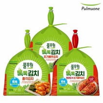 [풀무원]톡톡 배추 총각 김치세트 모음원산지: 상세설명참조, 01.톡톡 포기김치 1.5kgx2봉